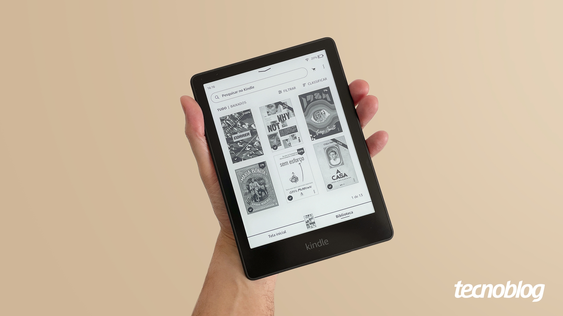 G1 > Tecnologia - NOTÍCIAS - Kindle vendido no Brasil tem tela