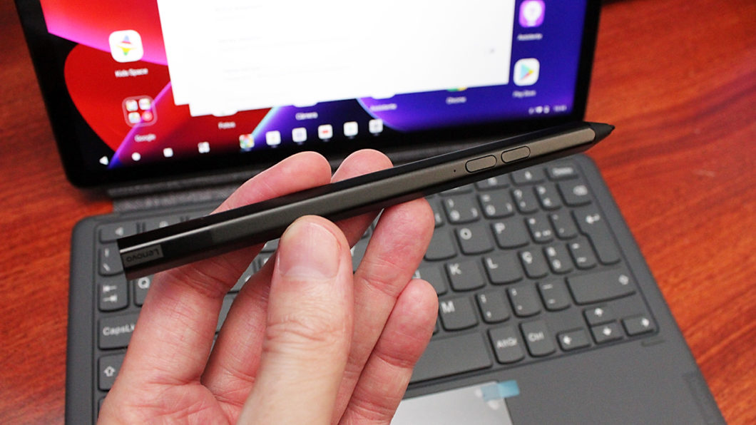 A caneta Lenovo Precision 2 (imagem: Emerson Alecrim/Tecnoblog)