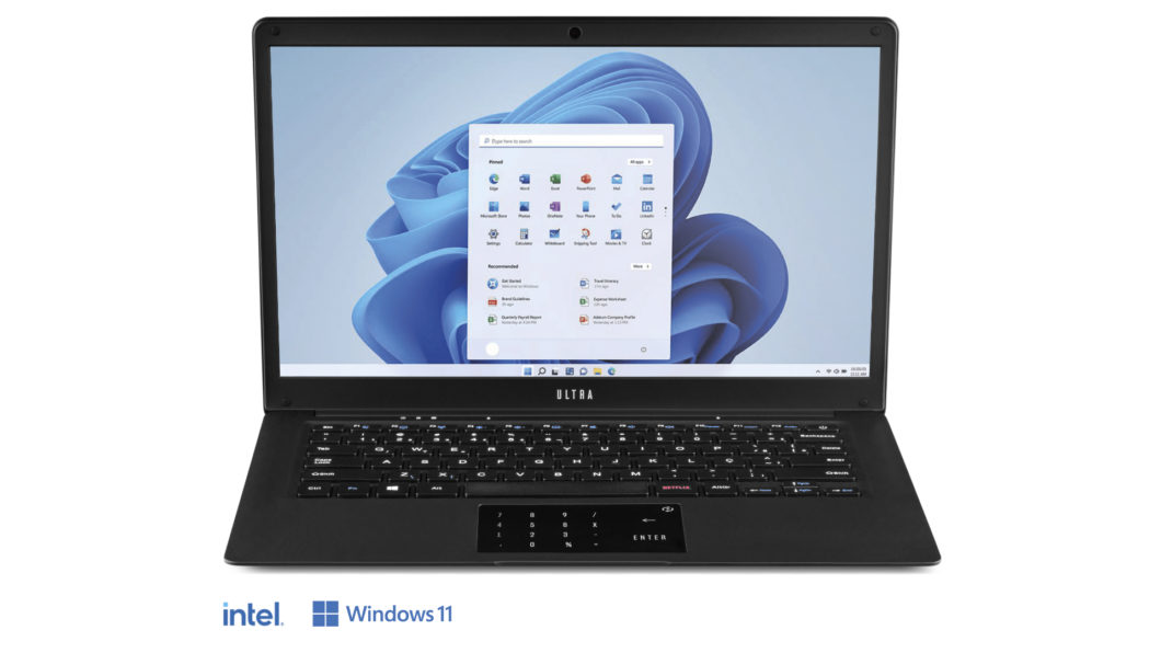 Novos notebooks Ultra, da Multilaser, vêm com Windows 11 e processador Intel (Imagem: Divulgação)