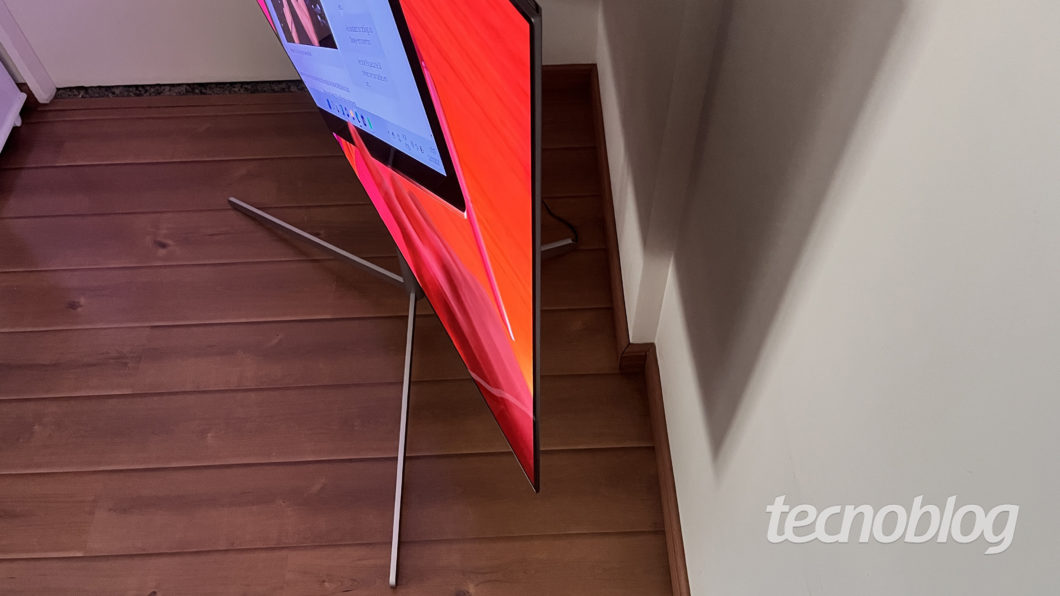 TV OLED LG Evo G1 (Imagem: Darlan Helder/Tecnoblog)