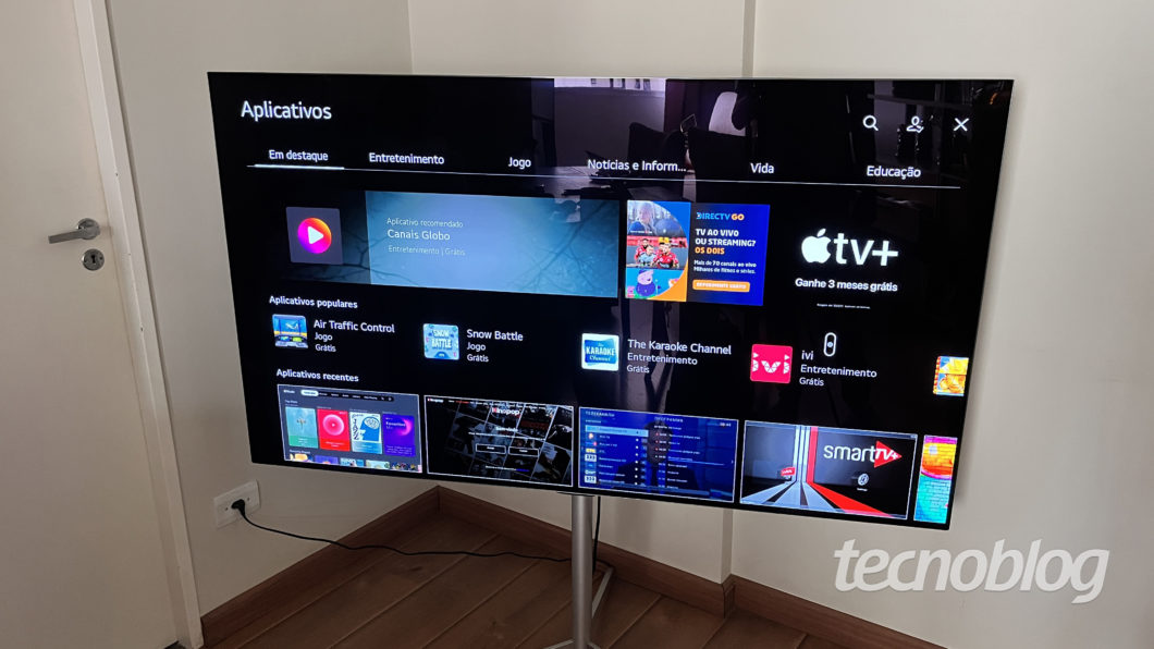 Claro lança NOW para smart TVs da LG com streaming de IPTV e on demand