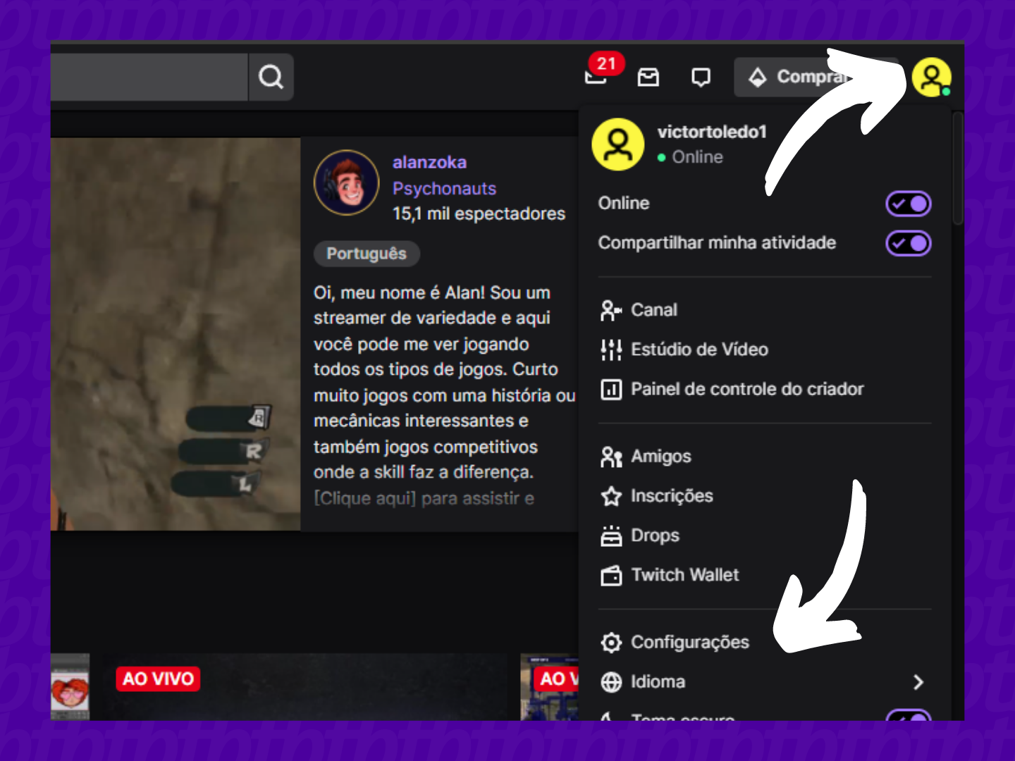 Como vincular conta da  Prime com a Twitch - Canaltech