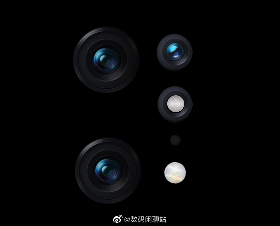 Supostas câmeras do Xiaomi 12 (Imagem: Reprodução/Weibo)
