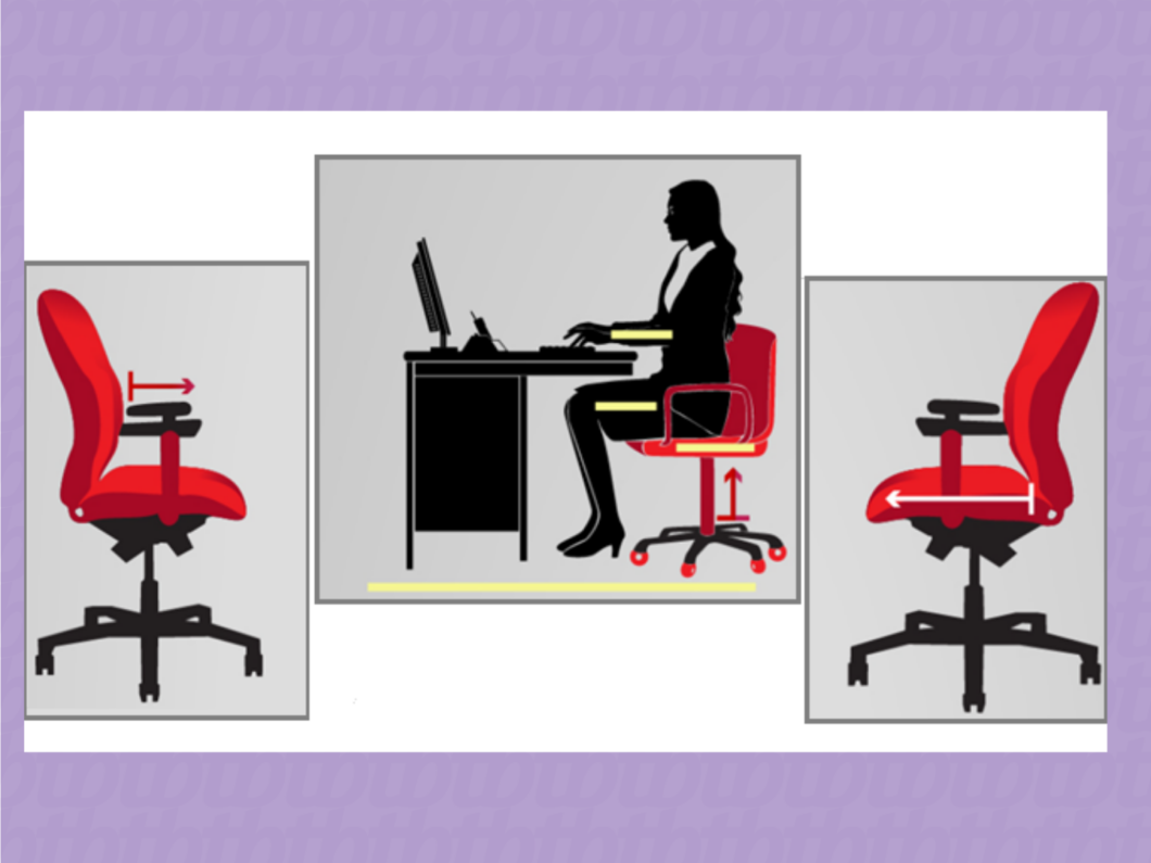 Requirements for an ergonomic office chair (Image: Reproduction/ErgoPlus)