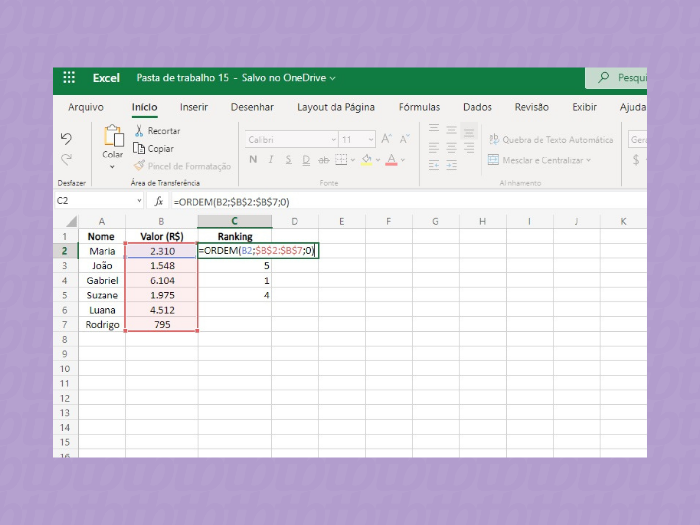 Como copiar uma fórmula no Excel / Microsoft Excel / Divulgação