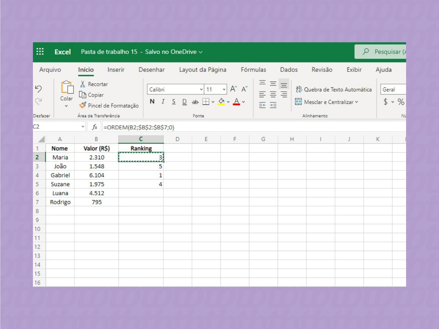 Como copiar uma fórmula no Excel / Microsoft Excel / Divulgação