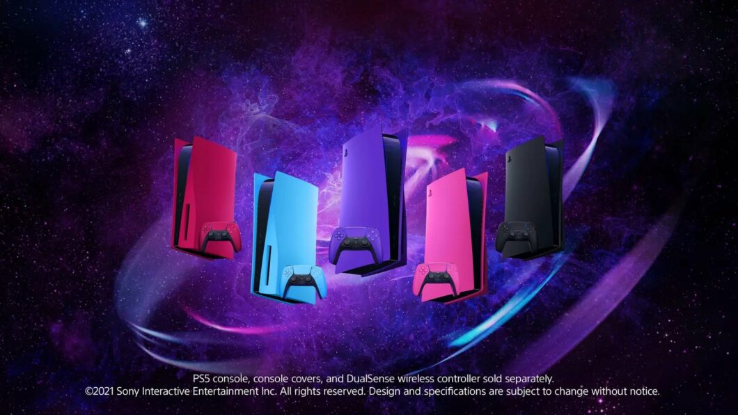 PS5 ganha faceplate oficial da Sony para você trocar a cor do seu console