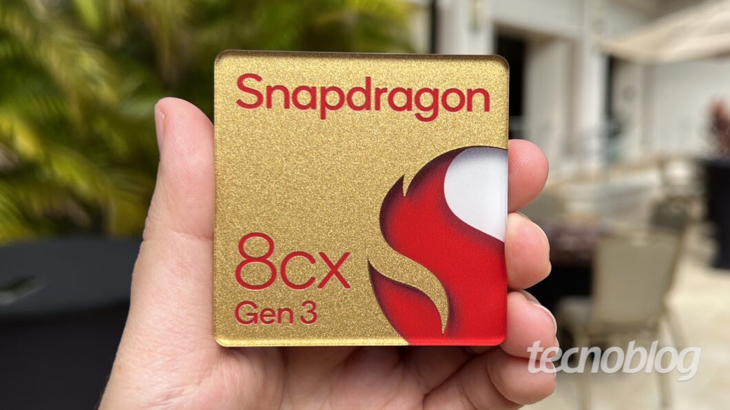Qualcomm Snapdragon 8cx Gen 3 (imagem: Paulo Higa/Tecnoblog)