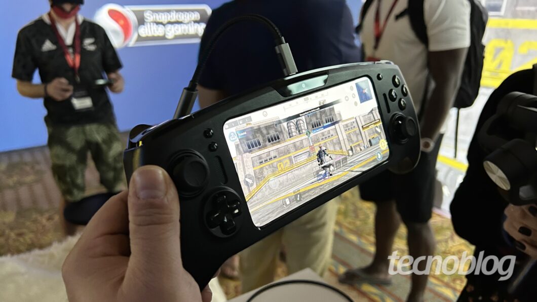 Videogames portáteis equipados com o Snapdragon G3x Gen 1 poderão rodar jogos a até 144 FPS (Imagem: Paulo Higa/Tecnoblog)