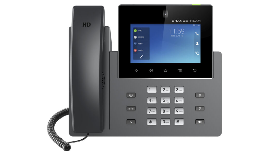 Grandstream's landline phone comes with Android and numeric keypad (Image: Disclosure)