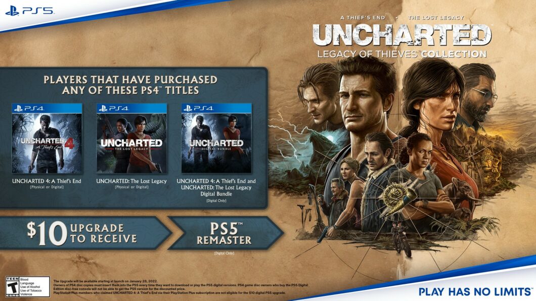 UNCHARTED 4 no PLAYSTATION 5  Gráficos, Tempo de Loading e