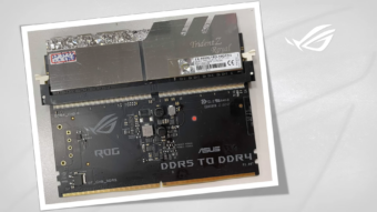Asus cria adaptador de memória RAM porque faltam chips DDR5 no mercado