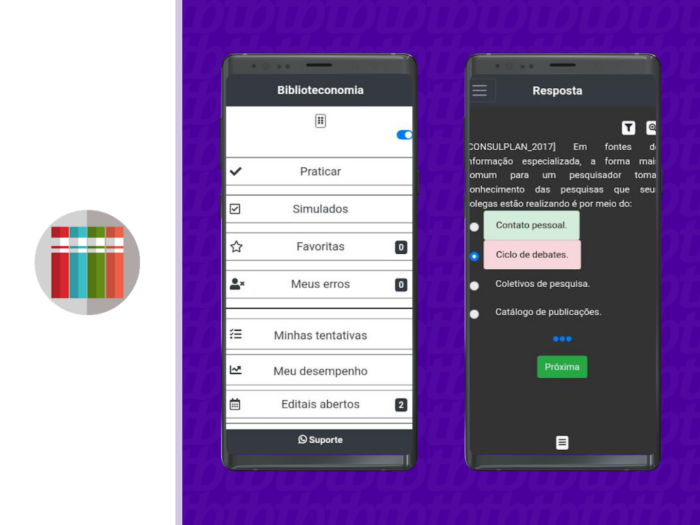 aplicativo para estudar para concurso