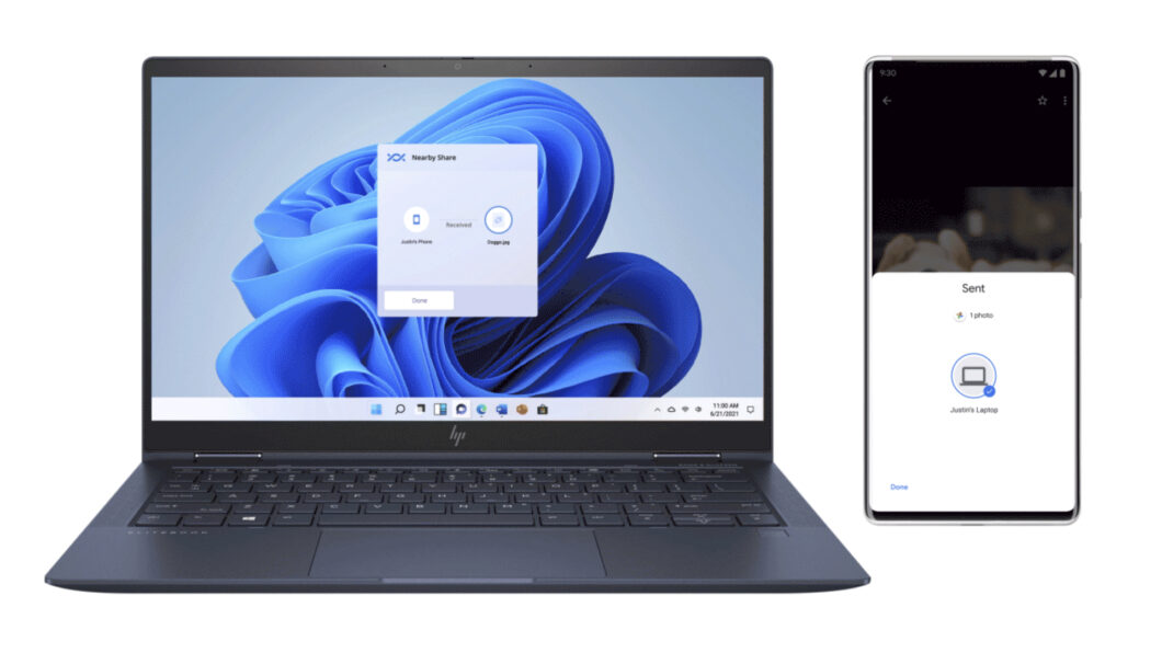Google libera beta do Nearby Share para Windows 10 e 11 (Imagem: Divulgação/Google)