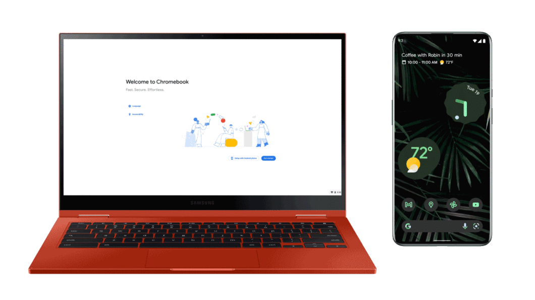 Google está levando alguns recursos do Android para o Windows 11