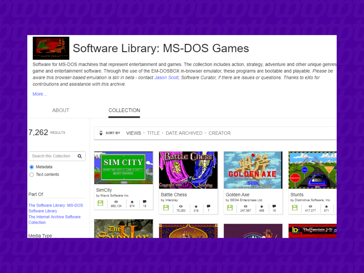 internet archive jogos