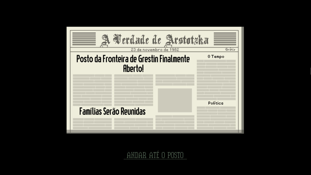 Papers, Please simula a rotina burocrática e cruel de um fiscal de