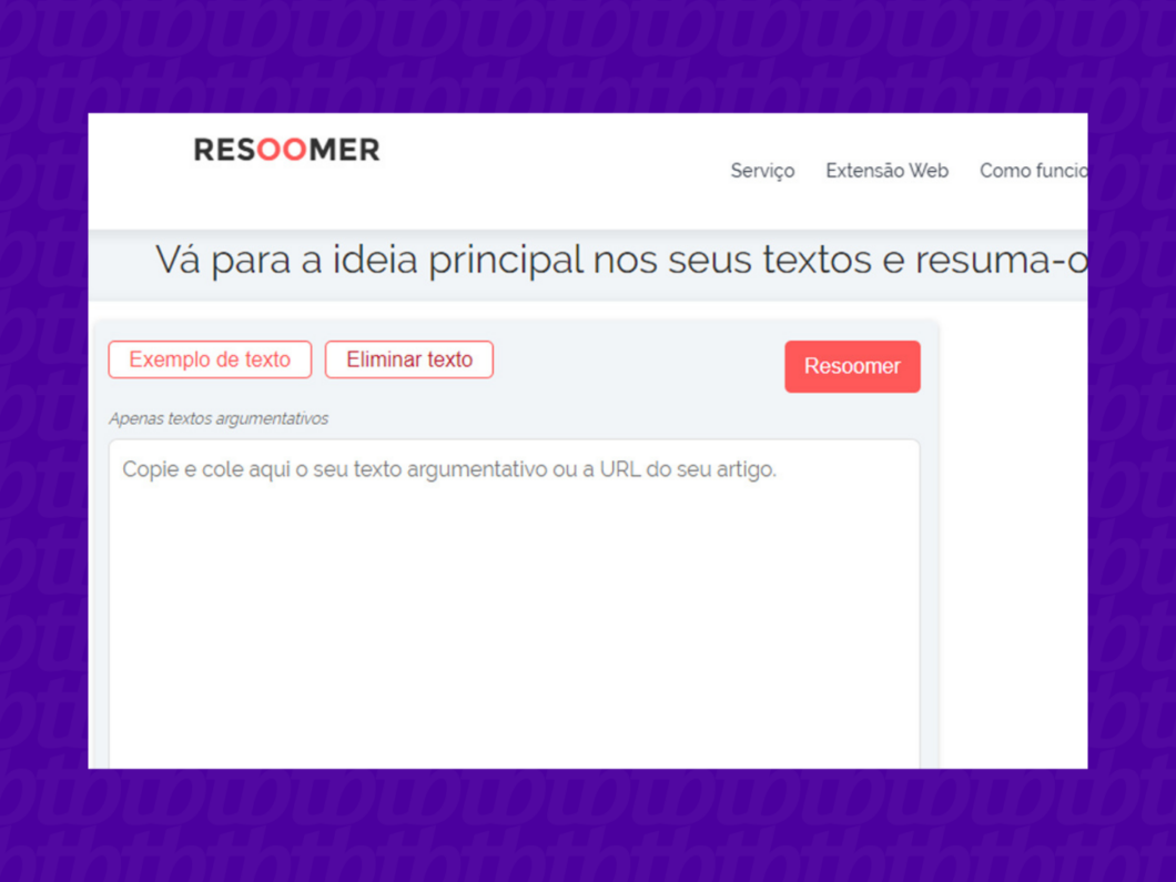 Sumarizador de Texto: Resumir texto online de graça