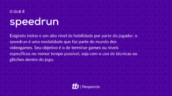 O que é speedrun?