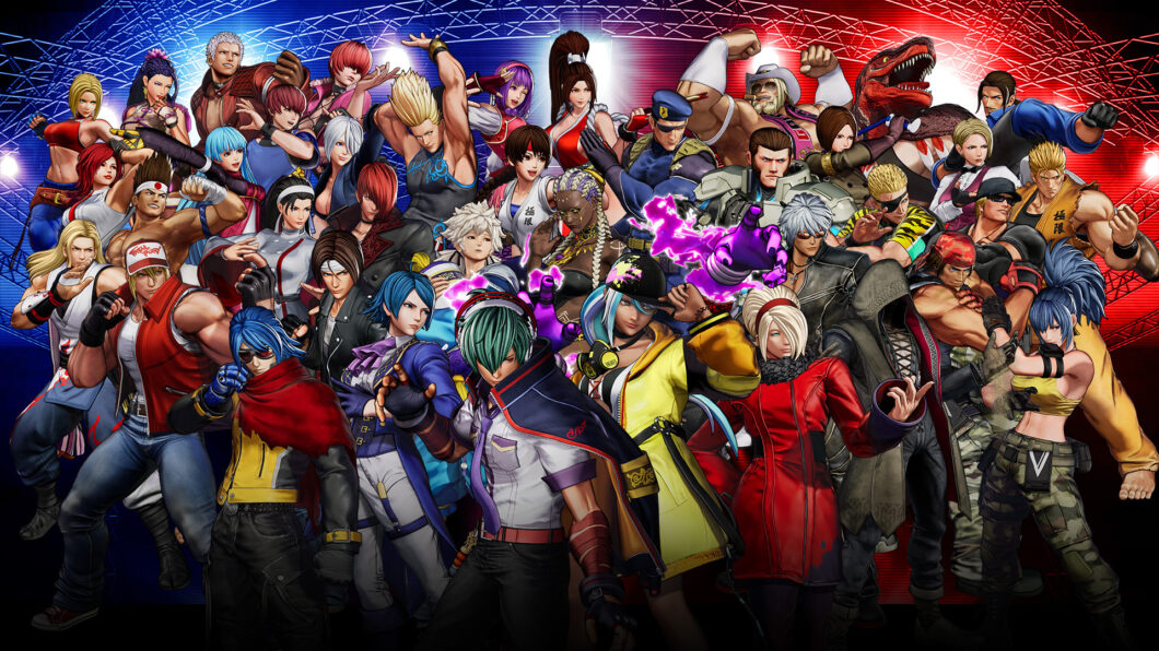 imagem personagens de The King of Fighters XV
