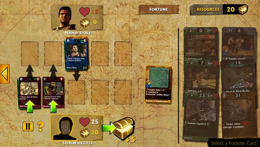 Imagem tabuleiro Uncharted Fight for Fortune