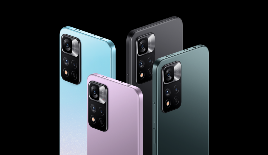 Xiaomi 11i HyperCharge e Xiaomi 11i têm quatro opções de cores (Imagem: Divulgação)