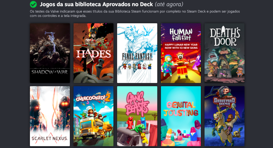 Quer jogar no Steam Deck? Ferramenta mostra se seus games são compatíveis –  Tecnoblog