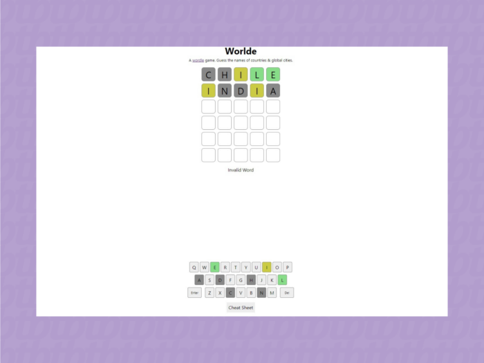 12 versões temáticas Wordle para testar seu conhecimento / Worlde / Reprodução