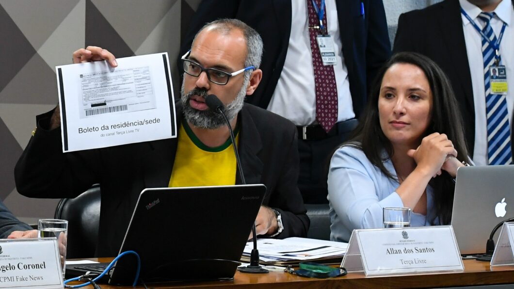 Telegram derrubou canais do bolsonarista Allan dos Santos após determinação do STF (Imagem: Roque de Sá/Agência Senado)