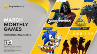 PS Plus de março tem Ghostrunner, Team Sonic Racing e mais jogos grátis