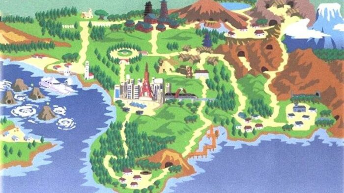 Informações: Mapas das Regiões – Pokémon Mythology