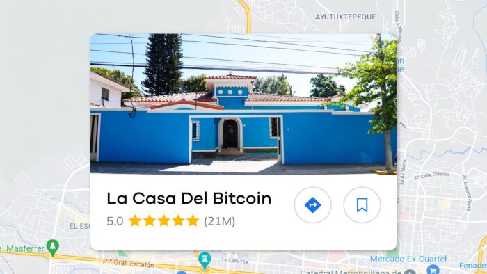 La Casa Del Bitcoin, em San Salvador (Imagem: Reprodução/ Twitter)