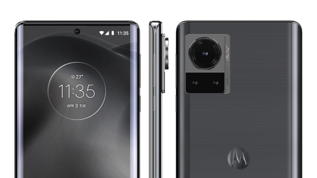 Possível design do Motorola Edge 30 Ultra (Imagem: Reprodução/Evan Blass)