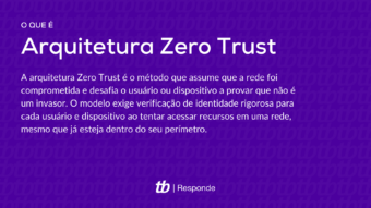 O que é a arquitetura Zero Trust?
