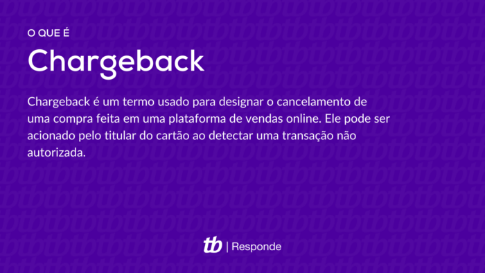 Chargeback é um termo usado para designar o cancelamento de uma compra feita em uma plataforma de vendas online. Ele pode ser acionado pelo titular do cartão ao detectar uma transação não autorizada. 
