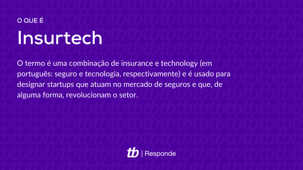 O termo é uma combinação de insurance e technology (em português: seguro e tecnologia, respectivamente) e é usado para designar startups que atuam no mercado de seguros e que, de alguma forma, revolucionam o setor.