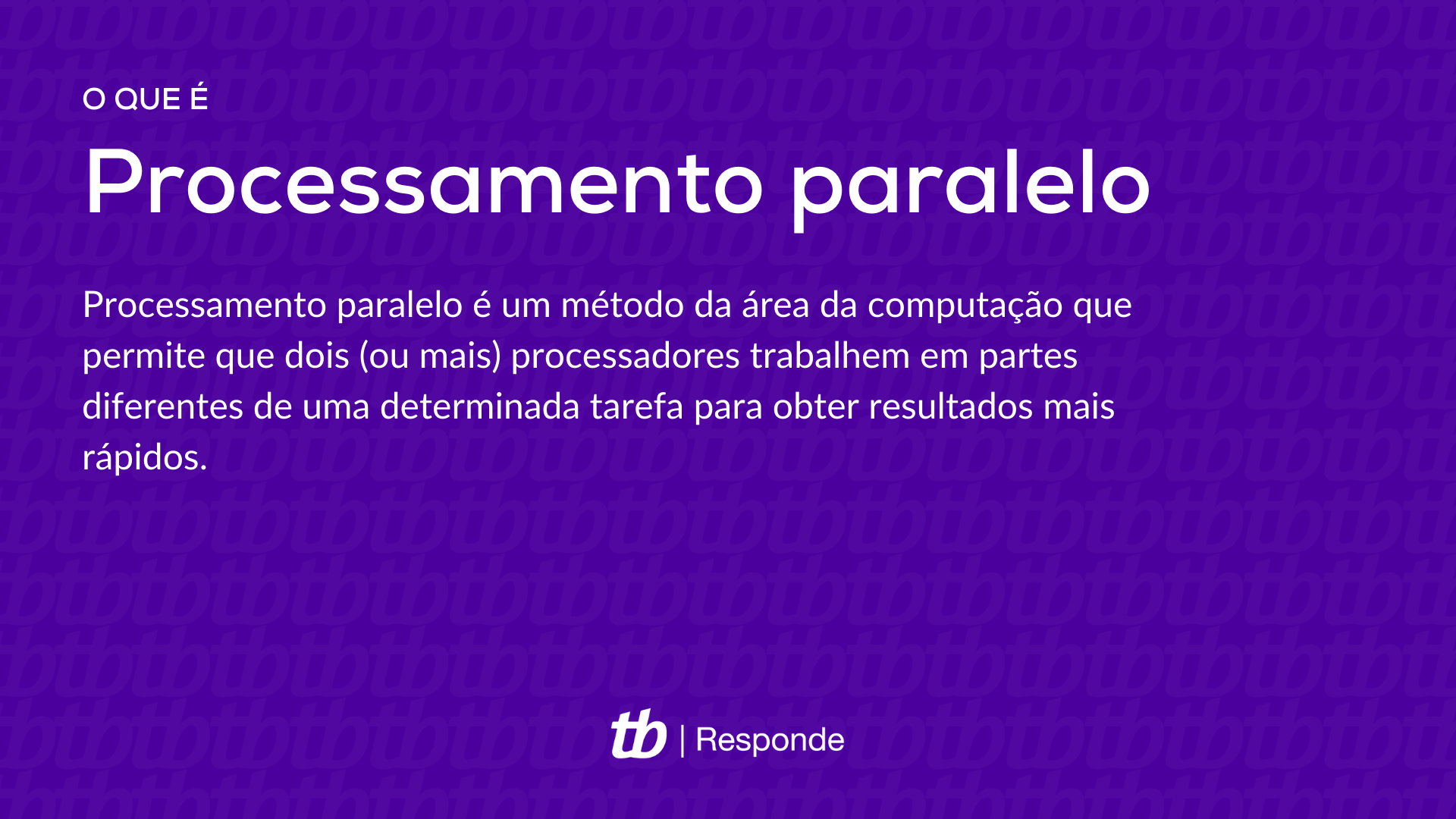 O que é processamento paralelo Computador Tecnoblog