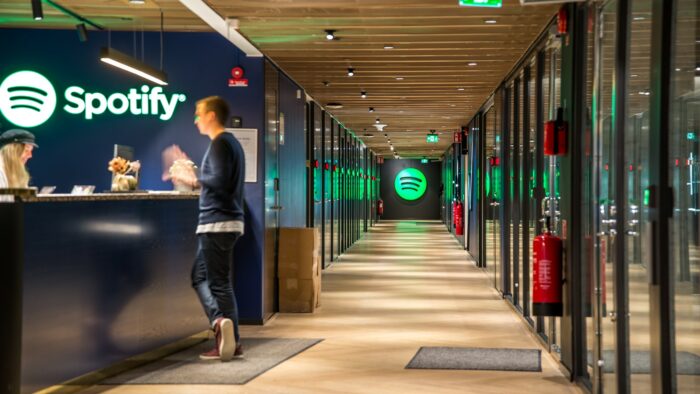 Escritório do Spotify em Estocolmo, na Suécia (Imagem: Divulgação/Spotify)
