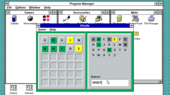 Usuários do Windows 3.1 recebem versão do Wordle que você também pode jogar