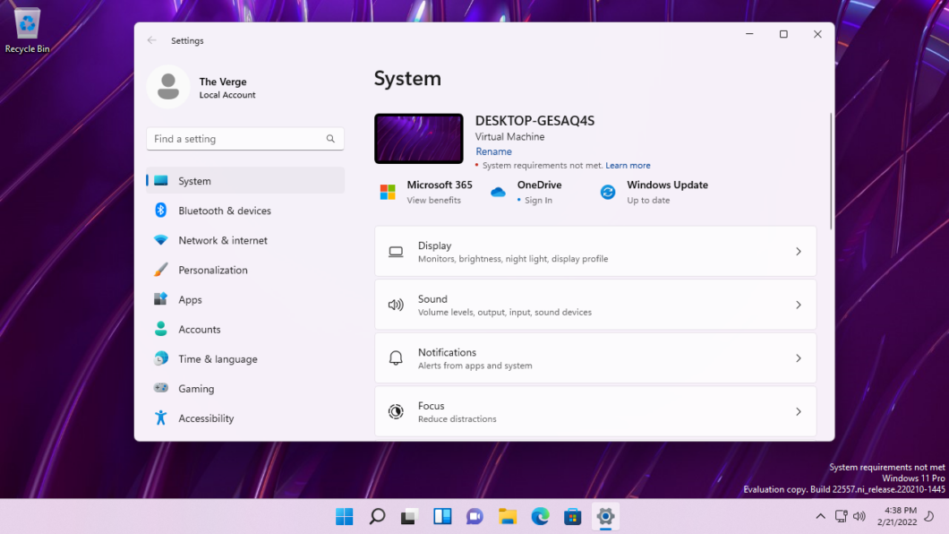 Windows 11 não será ativado por usuários de sistemas antigos