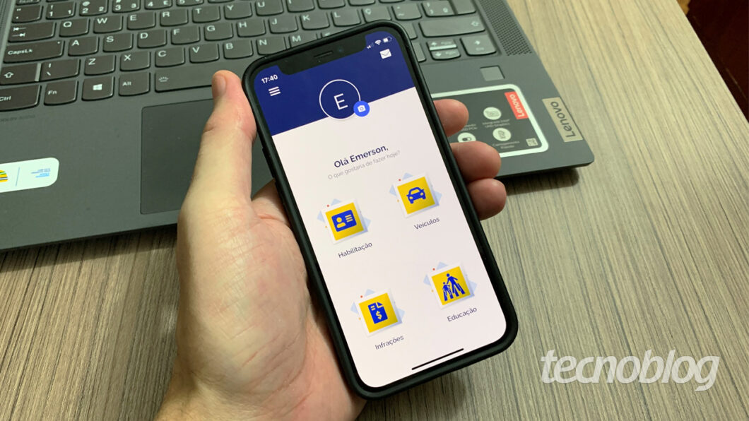 Carteira Digital de Trânsito — CDT (imagem: Emerson Alecrim/Tecnoblog)