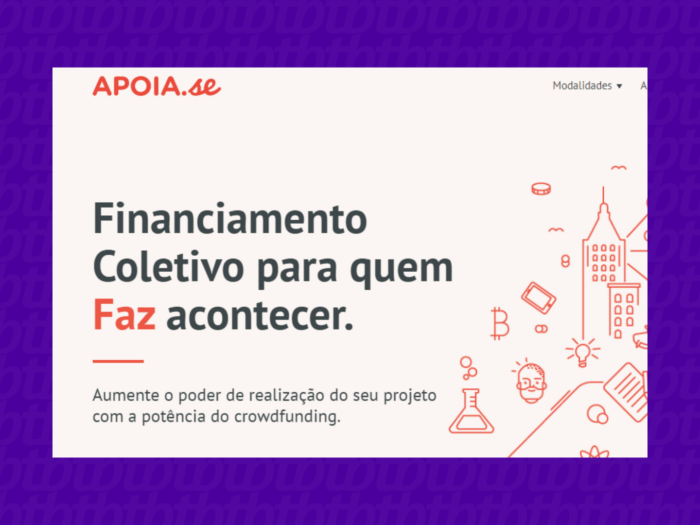 Site do Apoia.se (Imagem: Reprodução)