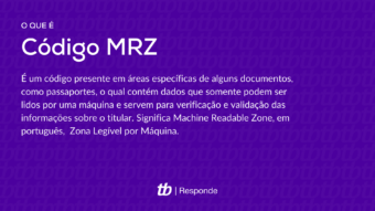 O que é o código MRZ?
