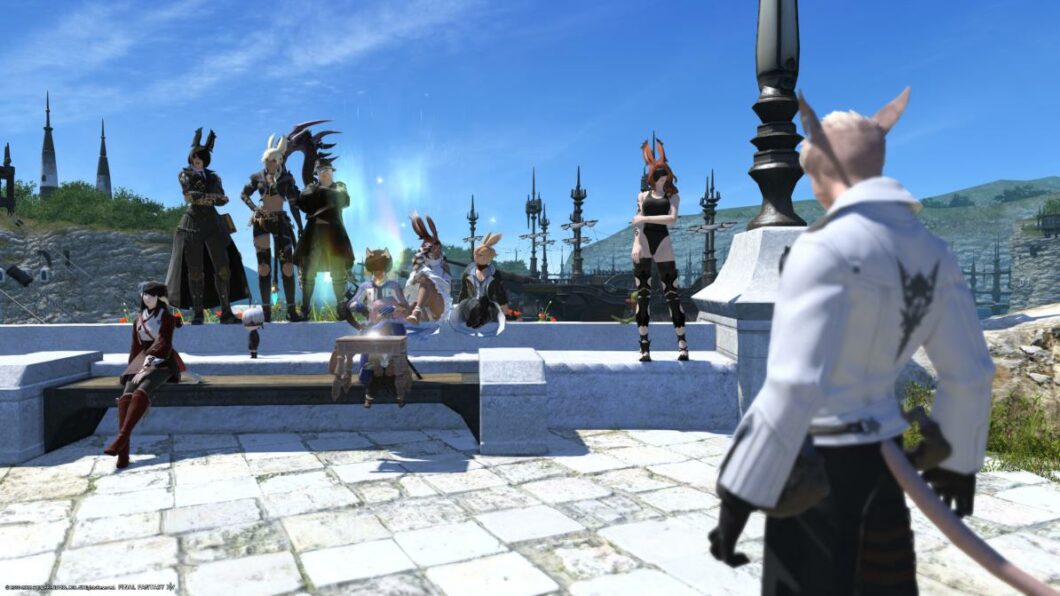 Jogadores de FFXIV gostam de socializar e ajudam iniciantes (Imagem: Reprodução/ Final Fantasy 14)