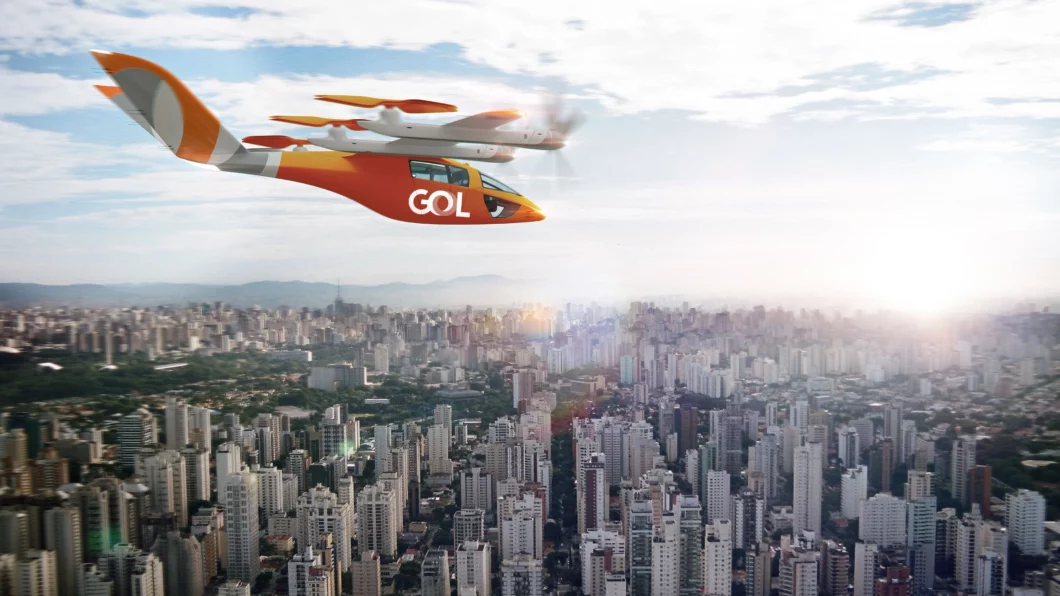 Gol promete ofertar voos por eVTOL a partir de 2025, assim como a Azul (Imagem: Divulgação/Gol)