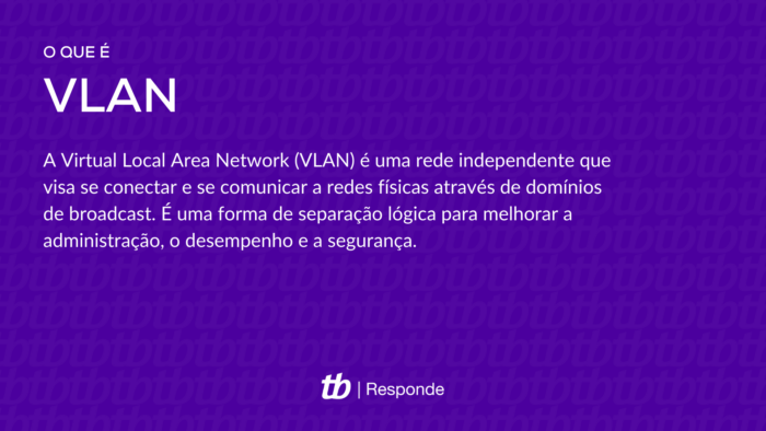 O que é VLAN?

A Virtual Local Area Network (VLAN) é uma rede independente que visa se conectar e se comunicar a redes físicas através de domínios de broadcast. É uma forma de separação lógica para melhorar a administração, o desempenho e a segurança.