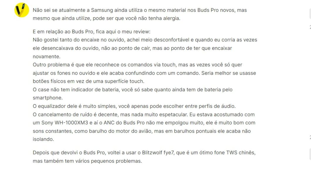 Galaxy Buds valem a pena  Confira as discuss es na Comunidade do Tecnoblog   Tecnoblog - 57