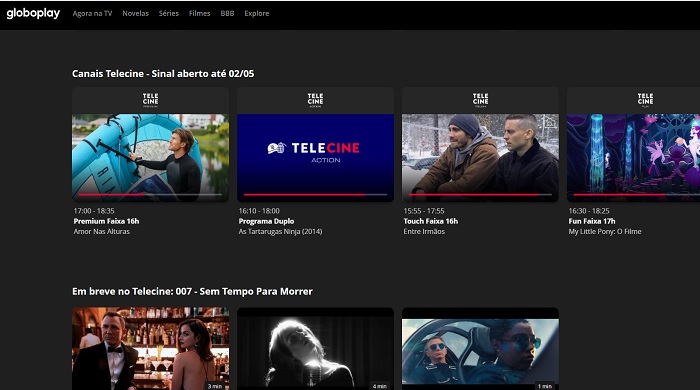 Globoplay já exibe filmes do Telecine, mas requer assinatura extra –  Tecnoblog