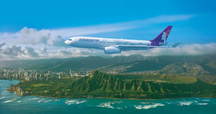 Airbus A330 da Hawaiian (imagem: divulgação/Hawaiian Airlines)
