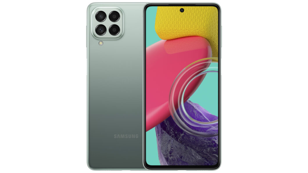 Galaxy M53 5G: celular é homologado no Brasil e deve ser vendido com carregador na caixa (Imagem: Divulgação/Samsung)